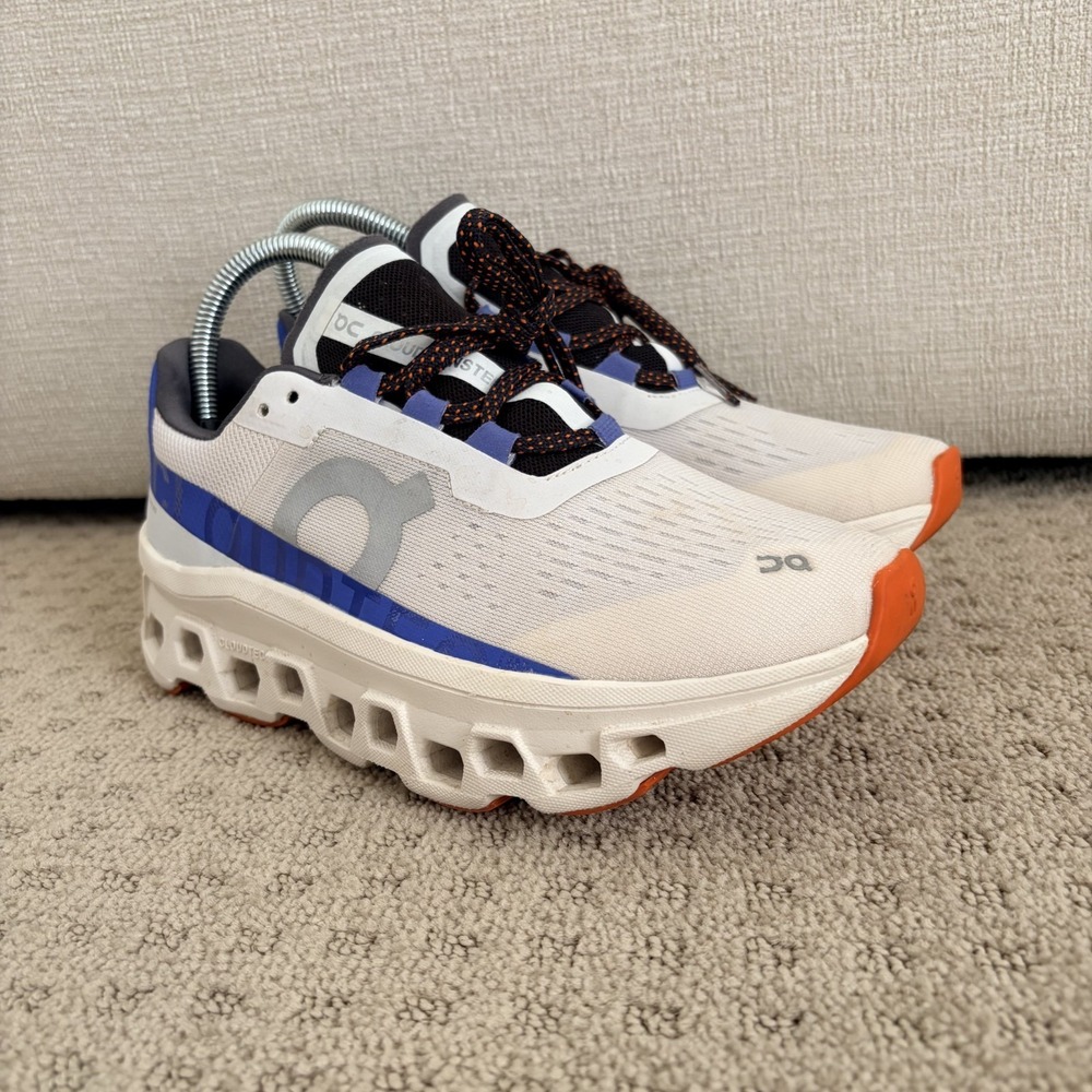 On Running Cloudmonster 61.98648 in Frost Cobalt Women US W6.5 Running $170 - Picture 10 of 16
